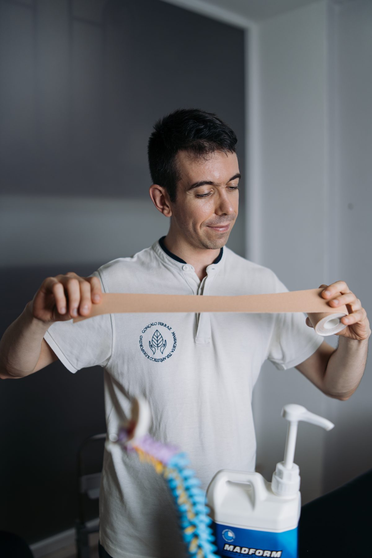 Gonçalo Ferraz a preparar uma banda de tape